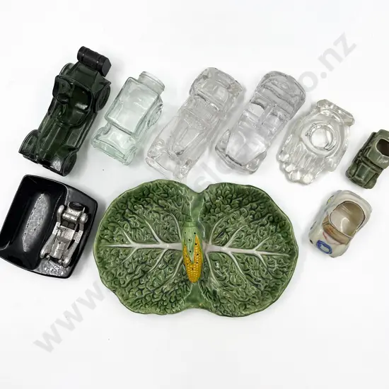 Box of Assorted including Glass Cars etc