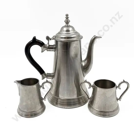 Three Pieces of Dutch Pewter