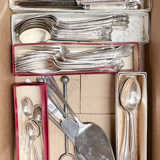 Quantity of S/P Cutlery etc