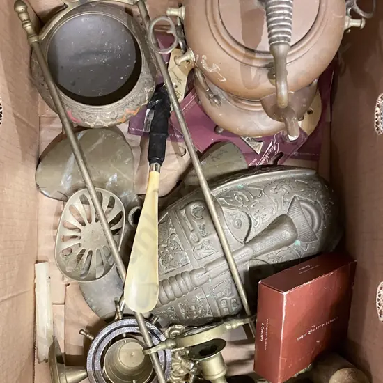 Quantity of Assorted Metal Ware etc