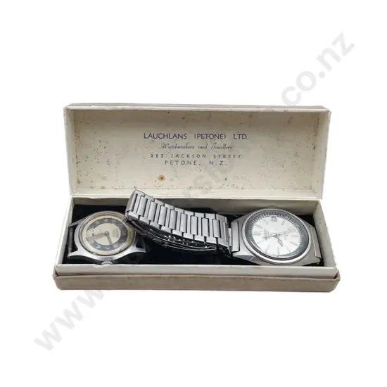 Seiko Wristwatch together with Swiss Roamer Watch (no strap)