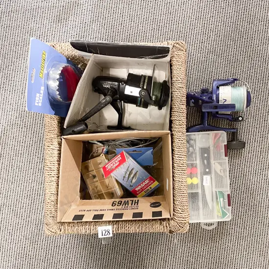Quantity of Assorted Fishing Reels and Lures etc