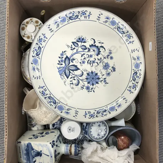 Box of Assorted China
