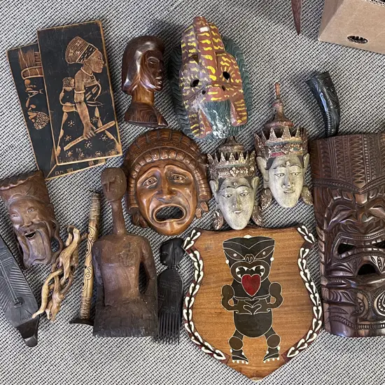 Quantity of Assorted Tourist Ware Including Hawaiian Tiki etc