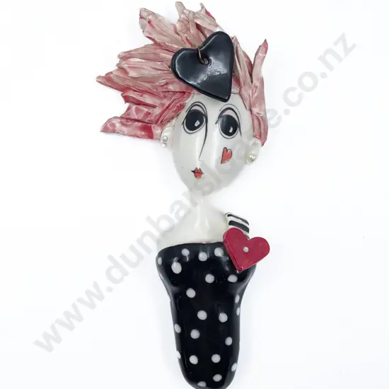 Figural Pottery Wall Hanging