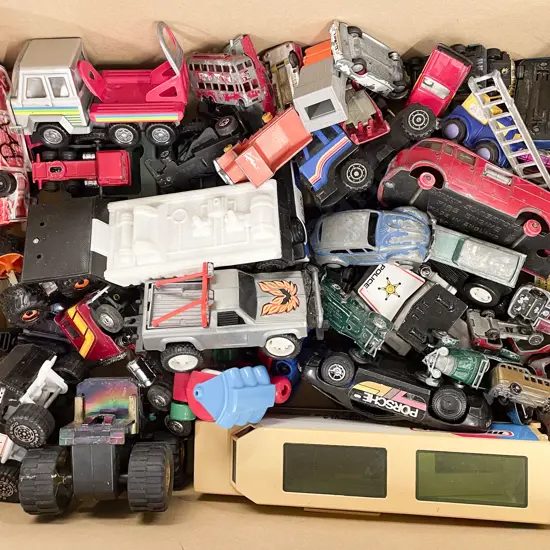 Quantity of Assorted Loose Toy Cars