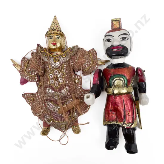 Box Including Thai Puppet
