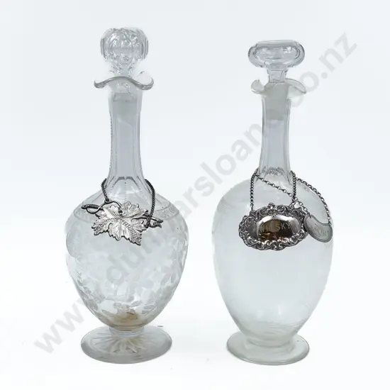Two Glass Decanters