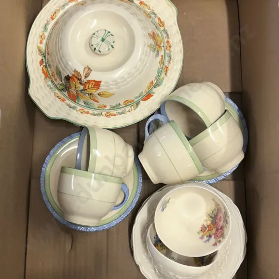 Box of Assorted Fancy China