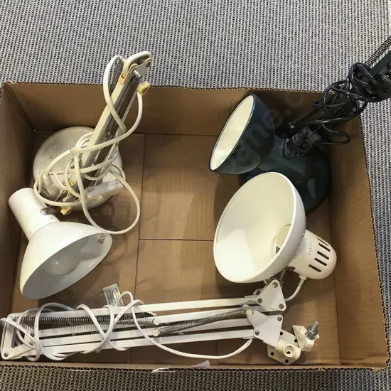 Three Assorted Angle Poise Lamps A/F