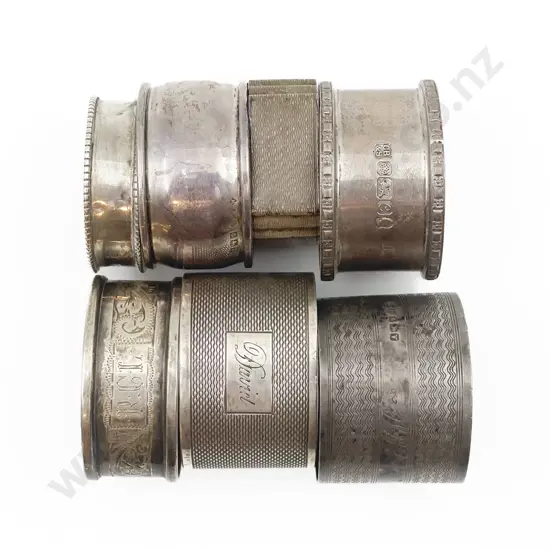 Seven Assorted S/S Napkin Rings