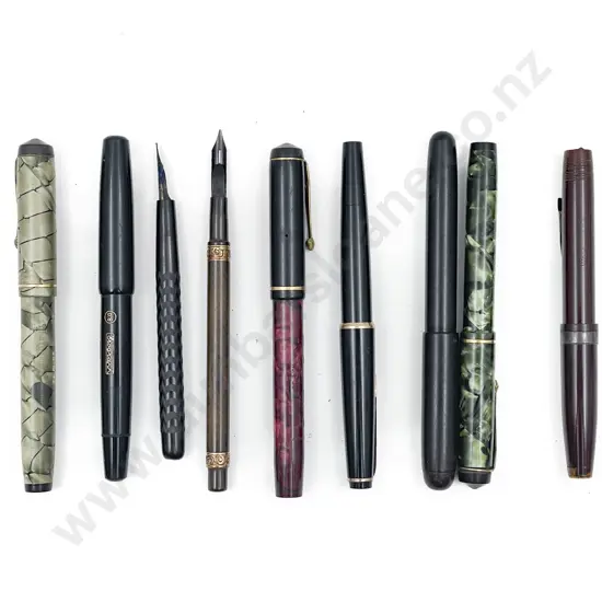 Bag Quantity of Assorted Fountain Pens etc