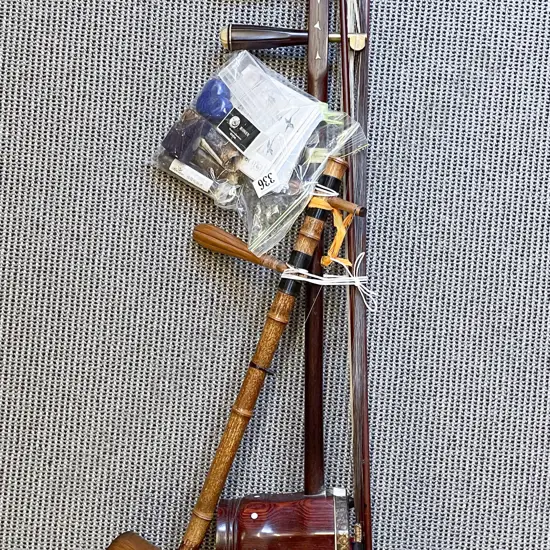 Vintage Japanese Traditional Musical Instrument and Others