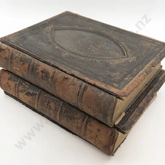 Two Vintage Holy Bibles