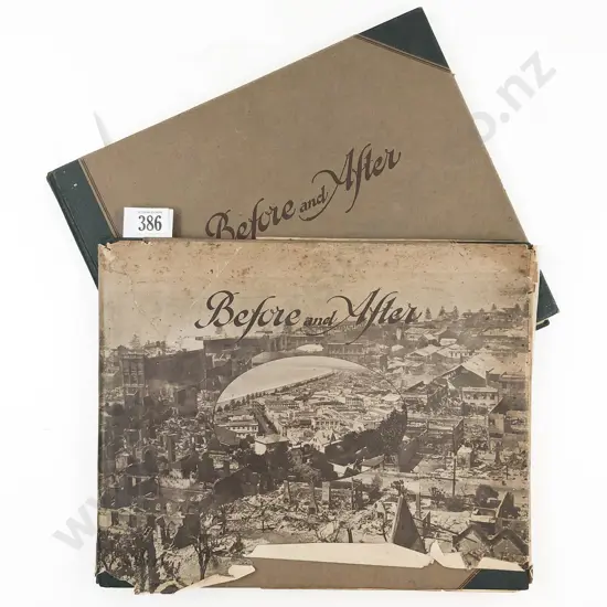 Two Copies of Before and After "Hawkes Bay"