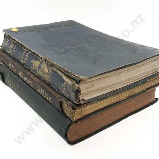 Two Illustrated News Volumes and The Times Atlas