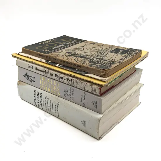 Six Assorted NZ Gold Rush Reference Volumes