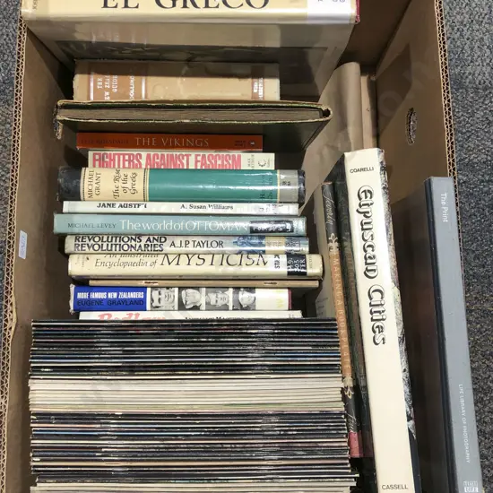 Box of Assorted Ancient History Volumes