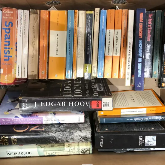 Box of Assorted Books