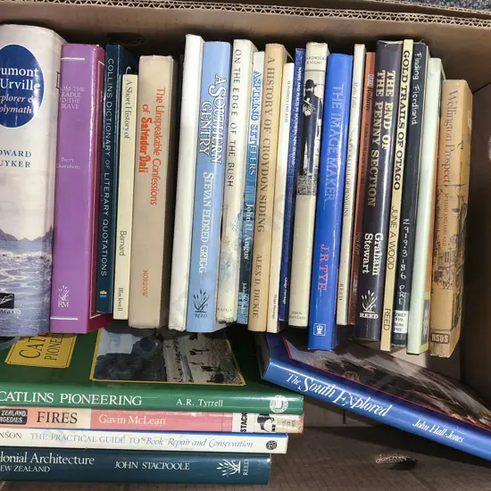 Box of Assorted NZ Reference Books