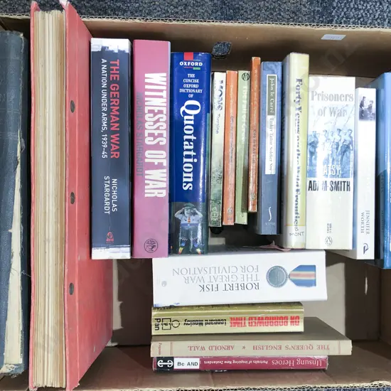 Box of Assorted War Reference Books