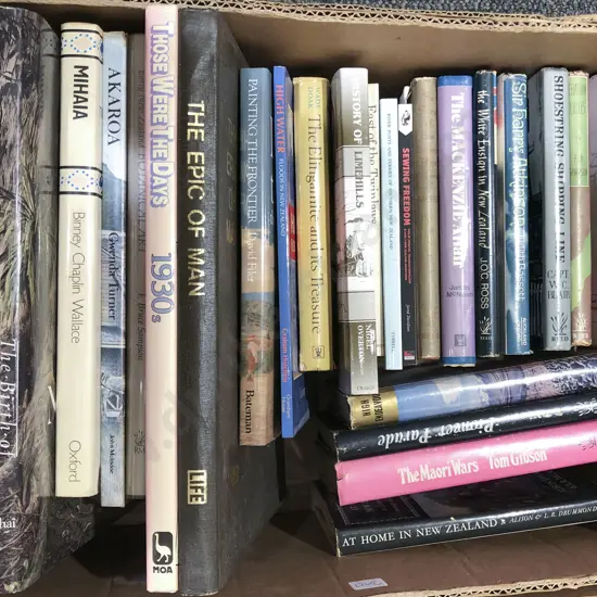 Box of Assorted Books