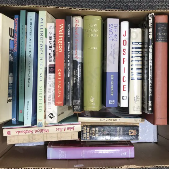 Box of Assorted Books
