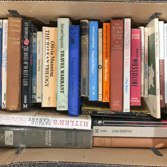 Box of Assorted Books