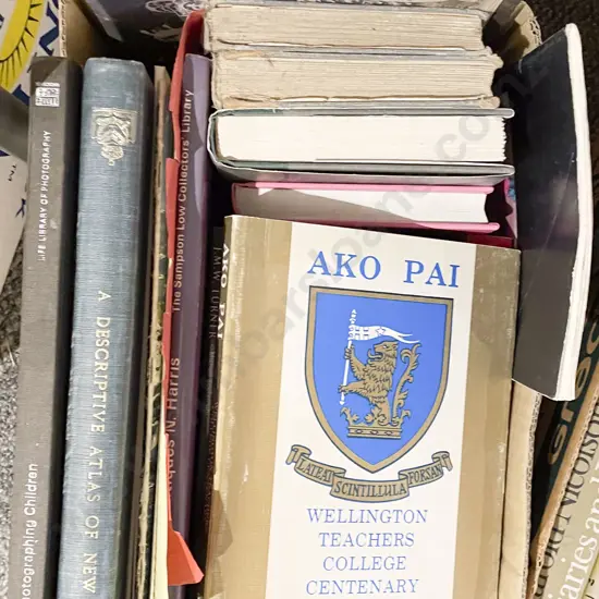 Box of assorted Books