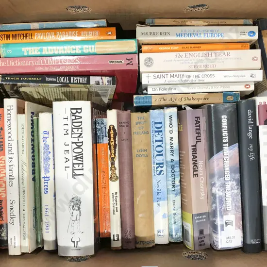 Box of Assorted Books
