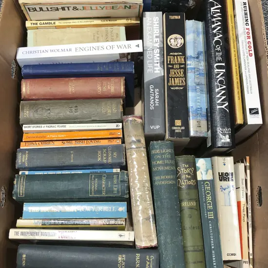 Box of Assorted Books