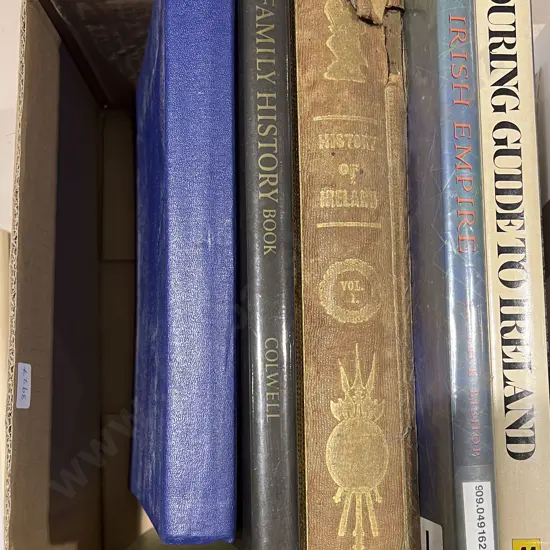 Box of Assorted Books including Early Irish History Reference
