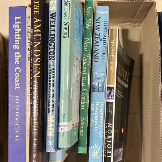 Box of Assorted Books including NZ Reference