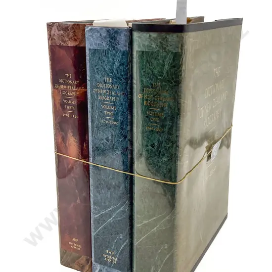 The Dictionary of NZ Biography Volumes One to Three