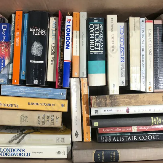 Box of Assorted Books