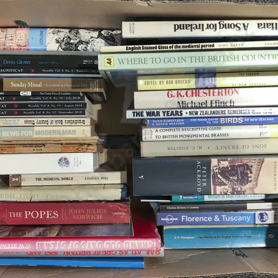 Box of Assorted Books