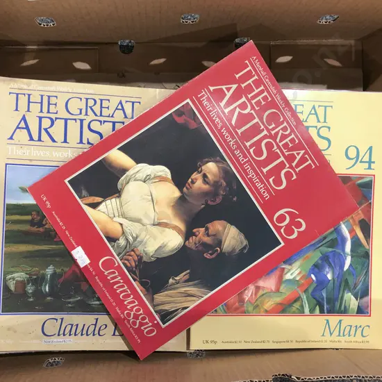 Quantity of "The Great Artists "Magazines