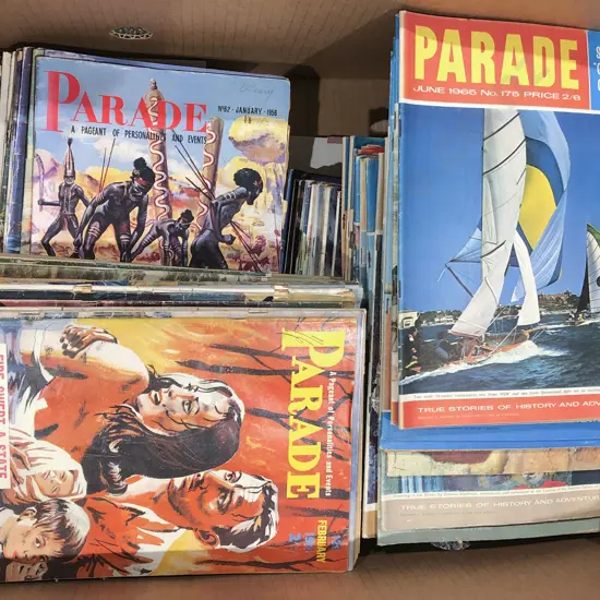 Quantity of Assorted "Parade" Magazines