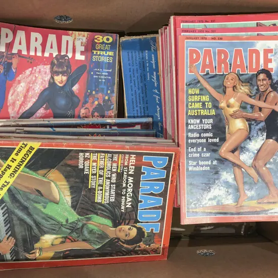 Quantity of Assorted "Parade" Magazines