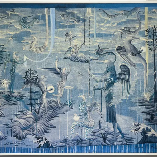 Bill Hammond - Jingle Jangle Morning - Print on Board