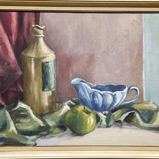 Unknown artist - Still Life - Oil on Board