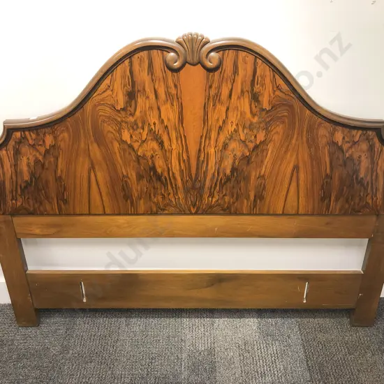 Burr Walnut Bedhead
