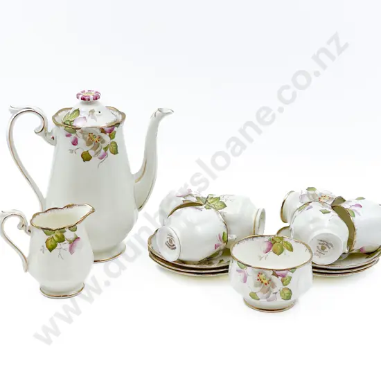 Royal Albert Christmas Rose Coffee Set