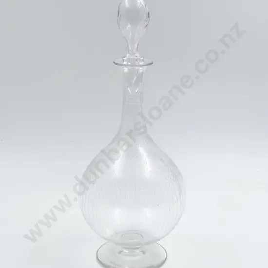 Etched Glass Decanter