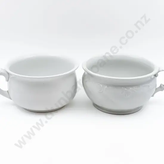 Two Ceramic Chamber Pots