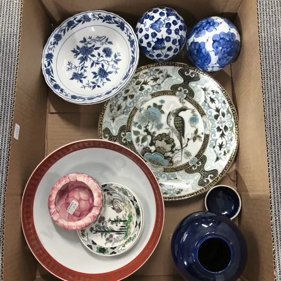 Box of Assorted Fancy China