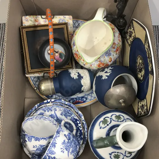 Box of Assorted China etc