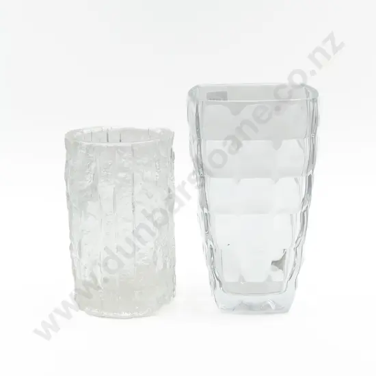 White Friars Vase and Other Glass Vase