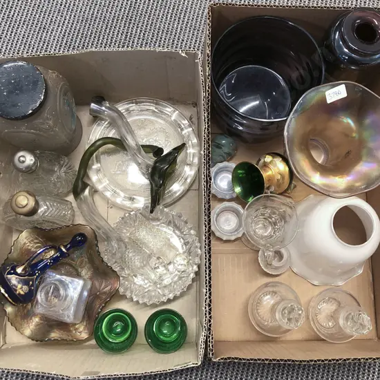 Two Boxes of Assorted Glassware