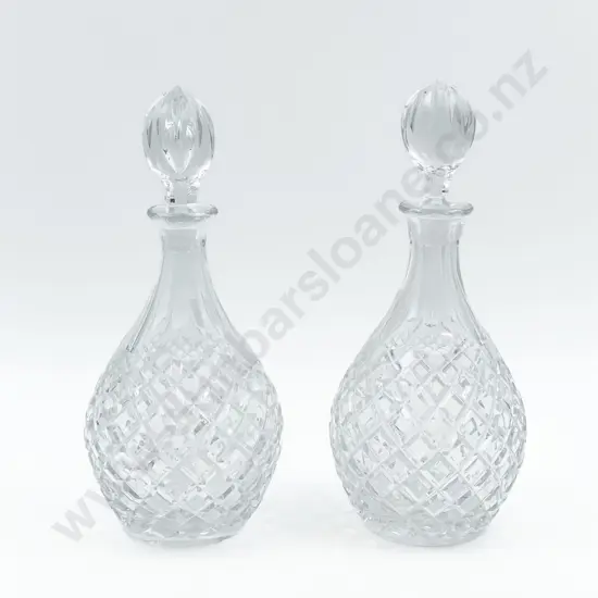 Pair of Crystal Decanters